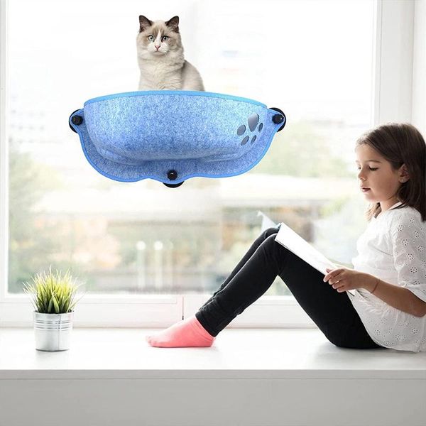 

cat beds & furniture 2021 pet hammock sunny window lounger suction hammocks cats house shelf comfortable warm ferret bed.