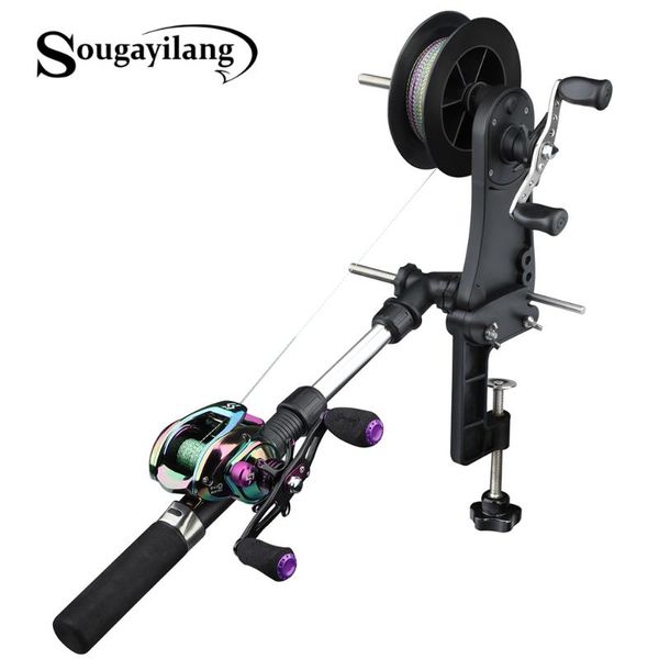 

sougayilang portable spinning fishing casting line reel spooler system machine spooling staion winder loader boat rods