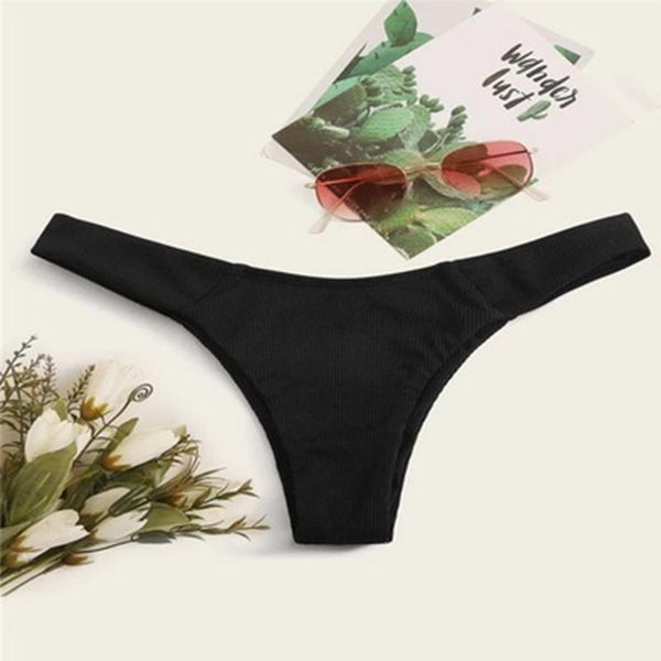 

women solid color brazilian bikini 2021 beachwear bottom v beach thong swimwear swimsuits bathing suit shorts men's
