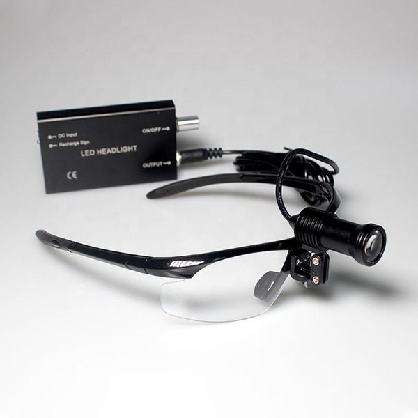

3/5w led headlight head light dental sugical ent headlamp with glasses headlamps