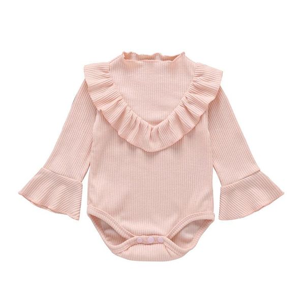 

rompers born infant baby boy girls long sleeve romper jumpsuit playsuit clothes outfits autumn winter warm sweater, Blue