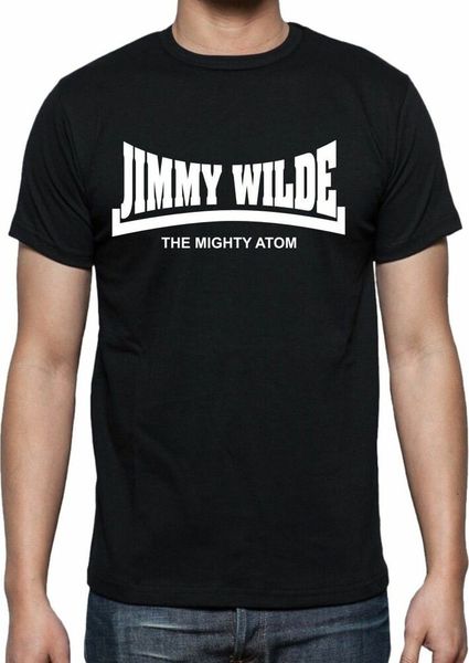

jimmy wilde 'the mighty atom' t-shirt - boxing, s-xxl, White;black