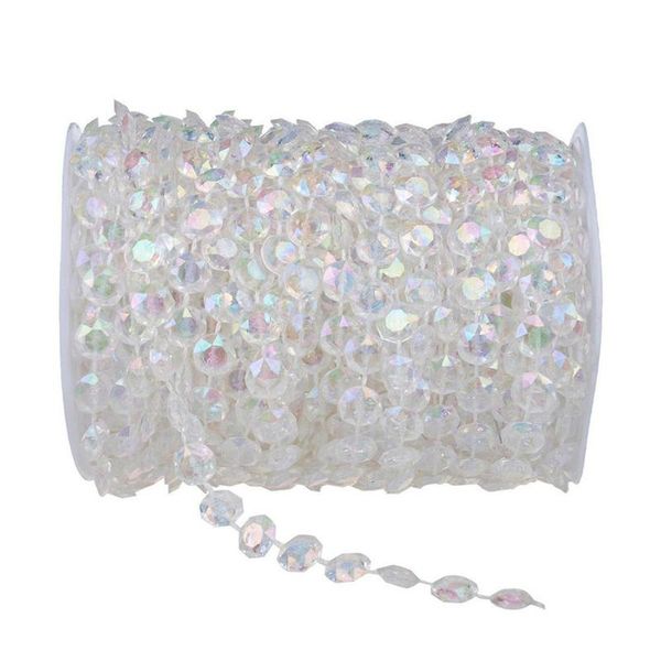 

curtain & drapes 30m clear crystal like beads the roll wedding decoration