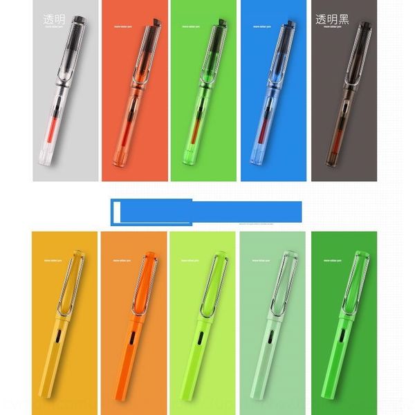 

eHfo biyoumi zhengzi student calligraphy color calligraphy color practice gift can use fountain pens ink bag pen