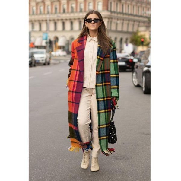 

women's wool & blends long-sleeved hooded jacket printed dragon and phoenix woolen coat 2021 autumn winter women wn*, Black