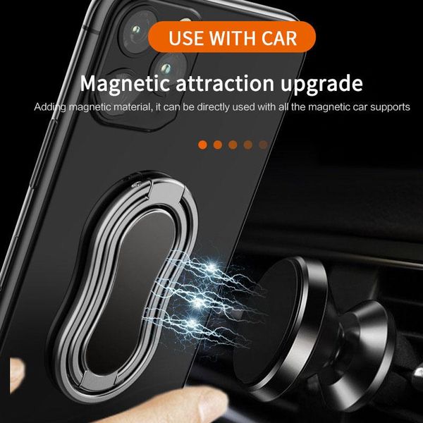 

cell phone mounts & holders 1pc foldable holder creativity magnetic adjustable metal desktop