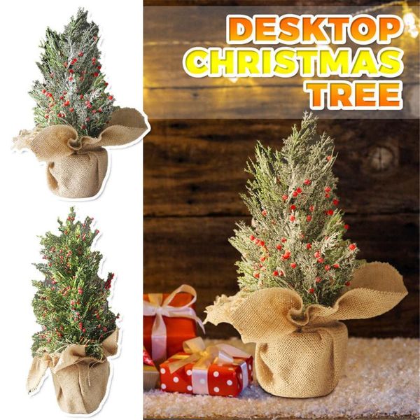 

christmas decorations miniature tree small artificial sisal snow landscape architecture trees for crafts tablehome decor