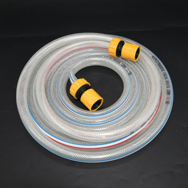 

16mm 20mm 24mm watering hose pvc expandable flexible garden car wash water gun irrigate 5m equipments