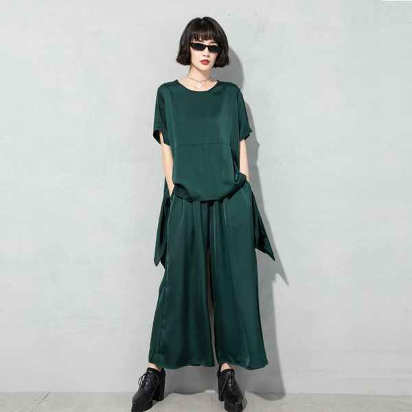 

pants trousers fashion brand 2021 spring pullover solid color irregular suit street personality large size wide leg 8808, Black;white