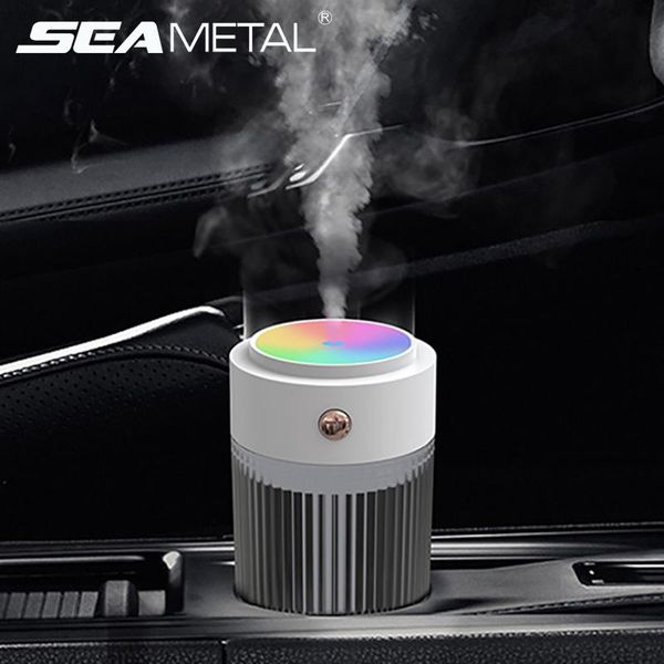 

car air freshener 250ml humidifier portable usb ultrasonic aroma essential oil diffuser ambient light purifier for vehicle home office
