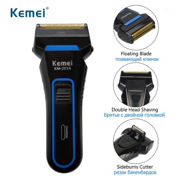 

rechargeable electric shaver twin blade razor portable beard trimmer for men hair shaving machine 110-240v 35d1
