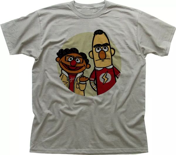 

big bang theory muppets paradox parody sheldon cooper zinc cotton t-shirt 9921, White;black