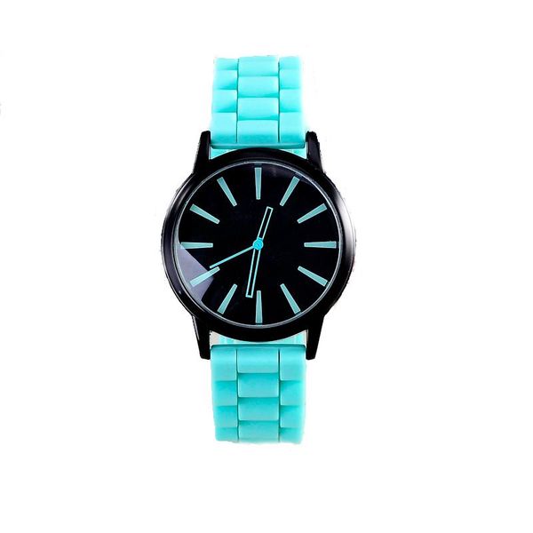 

wristwatches women watches sport silicone watch ladies round dial wristwatch relojes montre femme relogio feminino, Slivery;brown