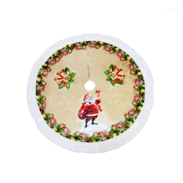 

christmas decorations 1 pcs lint tree skirt xmas for party holiday1