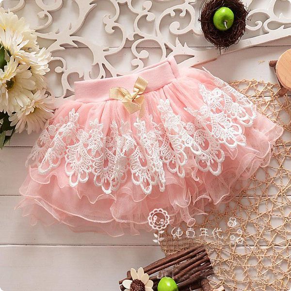 

skirts baby girls ball gown skirt fashion summer toddler lace layered kid tutu tulle mini for girl clothing
