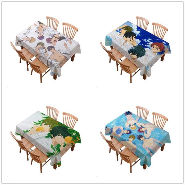 

table cloth anime manga iwatobi swim club custom print cover waterproof