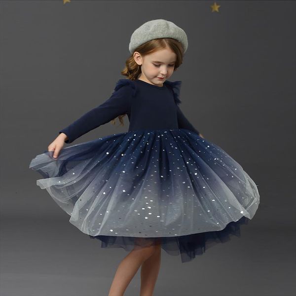 

baby girls long sleeve carnival girl dress clothes party winter autumn lace ceremonial evening dresses for 4 6 10 years, Red;yellow