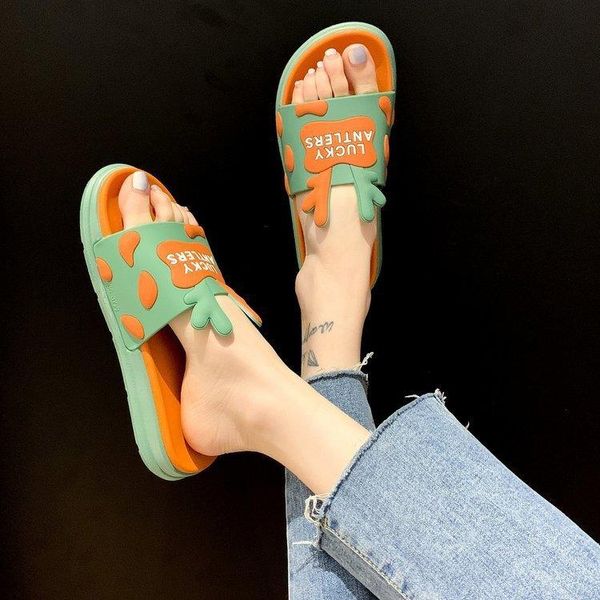 

arrive summer transparent beach slippers slides women flip flops solid candy colors sandals female holiday sliders shoes, Black