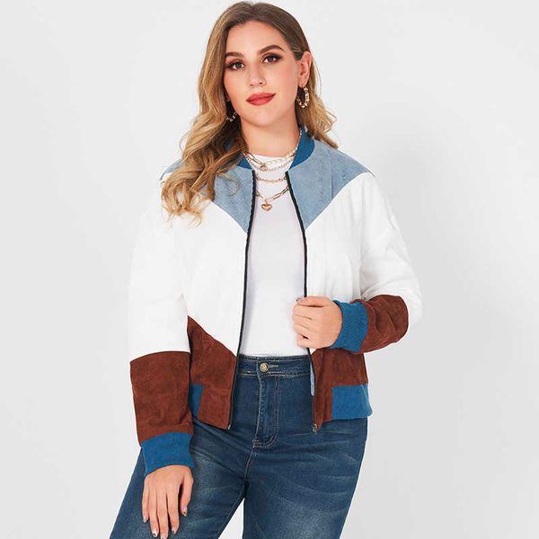 

women's jackets spring autumn fashion casual corduroy fabric color stitching college sports fan car baseball uniform jacket 3kev, Black;brown