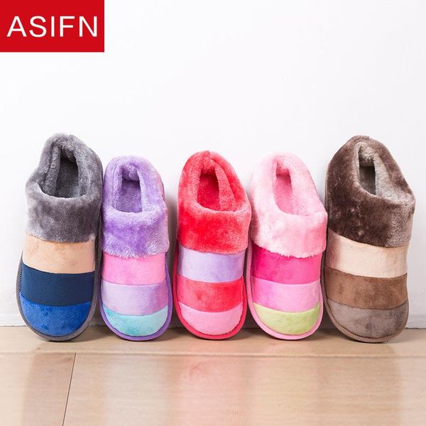 

winter faux fur slippers home women men memory foam warm shoes indoor non-slip sepatu fashion mules zapatos de mujer, Black