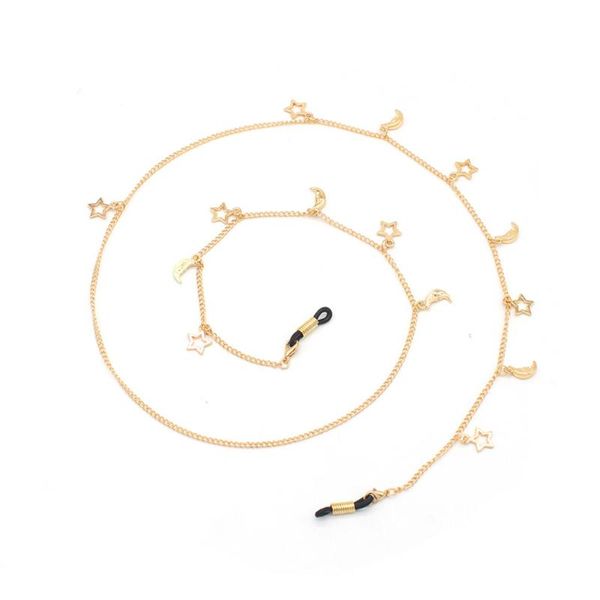 

sunglasses frames fashion glasses chain women men eyeglass cord retainer holder eyewear lanyard neck strap rope, Silver