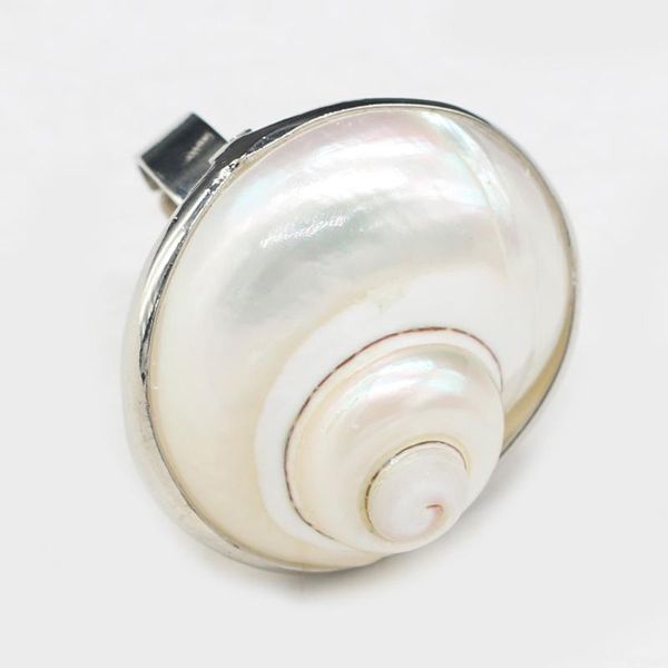 

cluster rings small natural stone shell ring adjustable snail-shaped gossip for love romantic birthday jewelry gift 25x30mm, Golden;silver