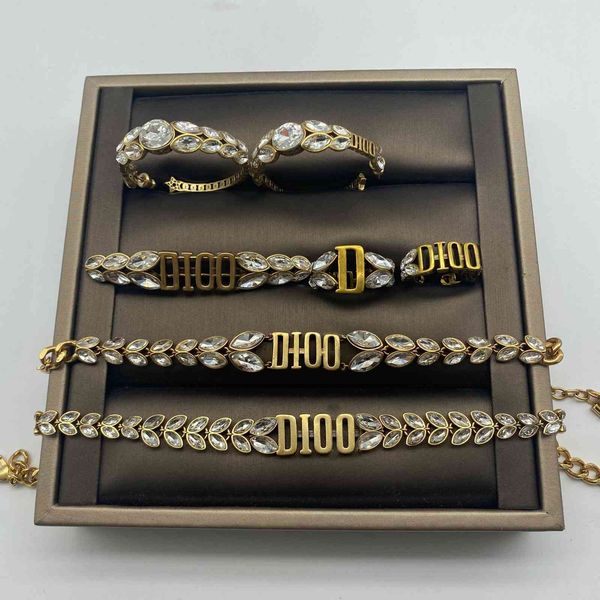 

chains 14k gold necklace for women / dijia classic wheat ear horse eye female cd high version net red ring earrings, Silver