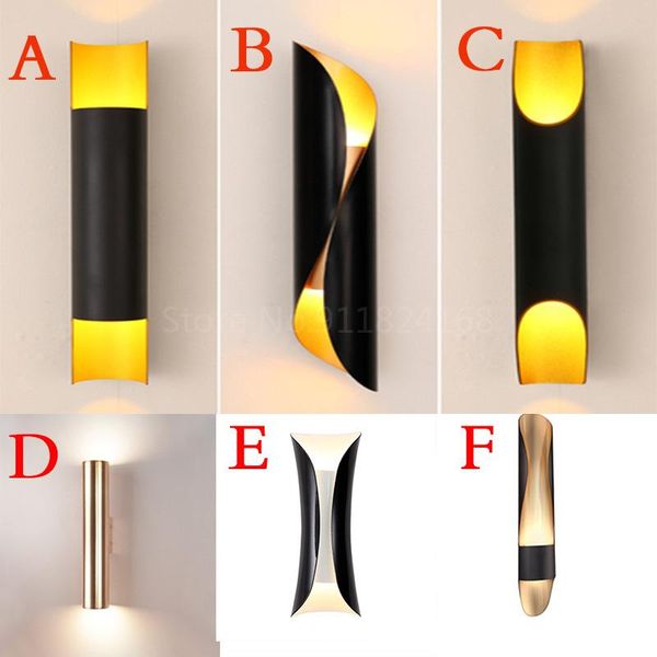 

wall lamp nordic home creative el designer led gold living room bar bedroom light