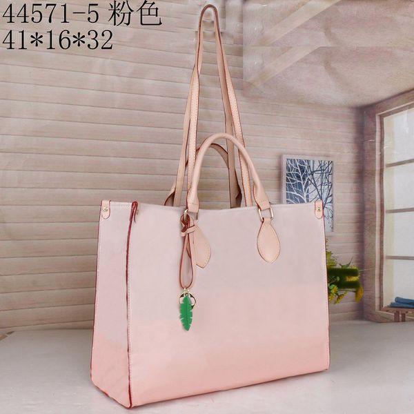 

2022 new ladies dyeing craft large handbags handbag purse floral pu leather shoulder bag messenger bag ladies summer bags m44571