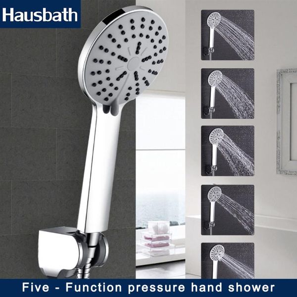 

bathroom shower heads high pressure 5 function head hand water saving rainfall easy clean spray