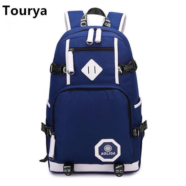 

backpack tourya fashion student college oxford men escolar mochila lapbagpack travel school bags casual rucksack
