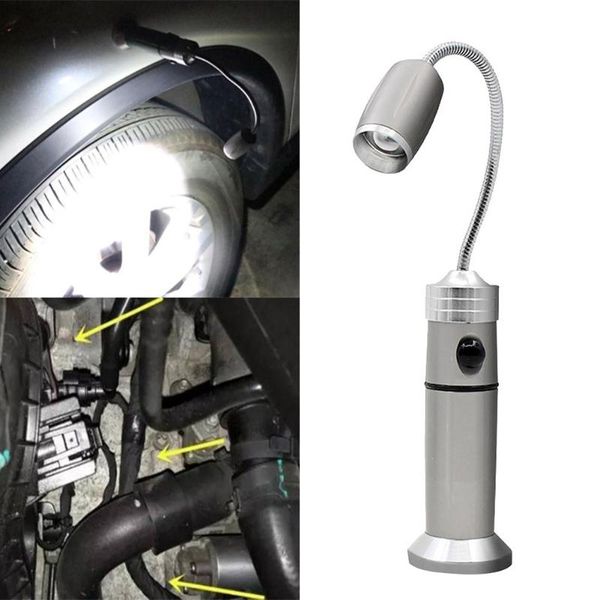 

2pcs super bright grill light torch outdoor 360 degree rotating led flexible gooseneck magnetic base bbq camping heat resistant flashlights
