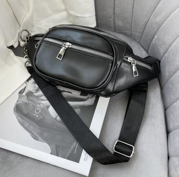 

waist bags 2021 packs casual pu bag women shoulder