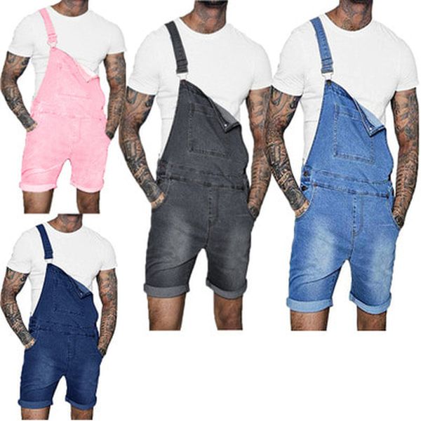 

fashion jeans 2021 fashionable men's denim jumpsuit, Blue