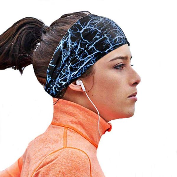 

fashion sports headband soft sweatband stretchy moisture wicking hairband multipurpose for running, cycling, yoga hair bands