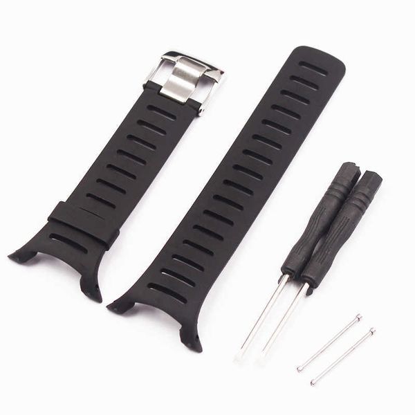 

watch accessories soft rubber silicone strap for suunto t series t1 t1c t3 t3c t3d t4c t4d men women's watch strap h0915, Silver