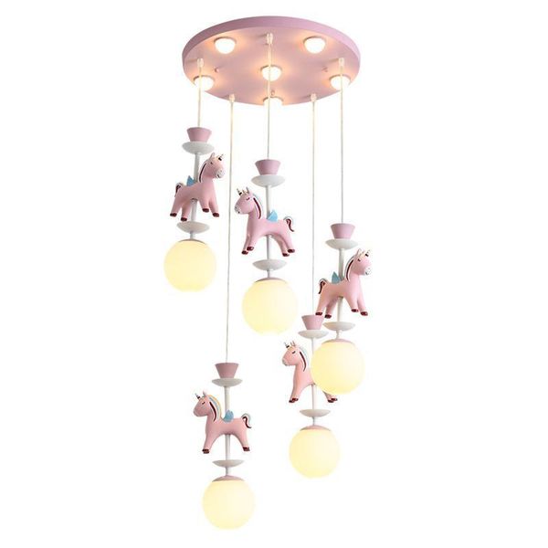 

pendant lamps children's room lamp kids light bedroom lighting girls boy's bed prince princess