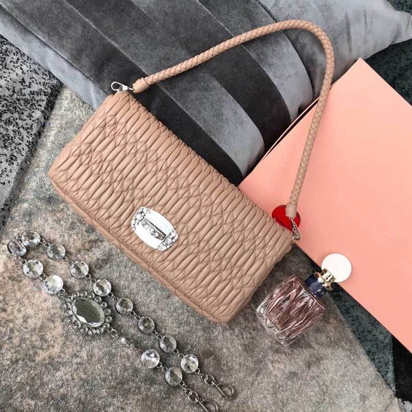 

fashion women bags lady sheepskin leather handbags bags purse shoulder female quality diamond chain bag shoulder
