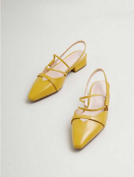 

dress shoes genuine cow leather korean version elegant square toe women sandals middle heels fairy ladies spring summer beach, Black
