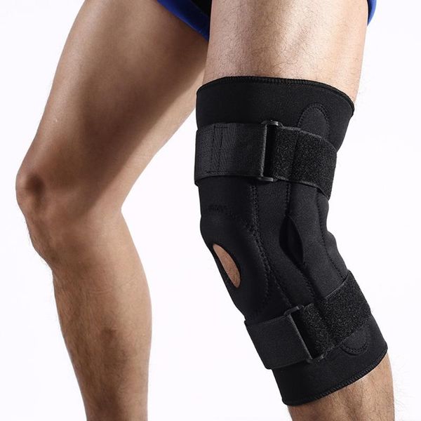 

elbow & knee pads 1 pc brace professional sports safety support black pad guard protector strap gym fitness equipment, Black;gray