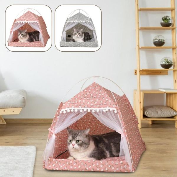 

cat beds & furniture breathable bed the general teepee closed cozy hammock tent pet small dog house accessories products