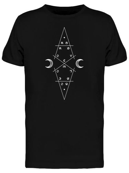 

Sacred Geometry Icon Men's Tee -Image by Shutterstock, White;black