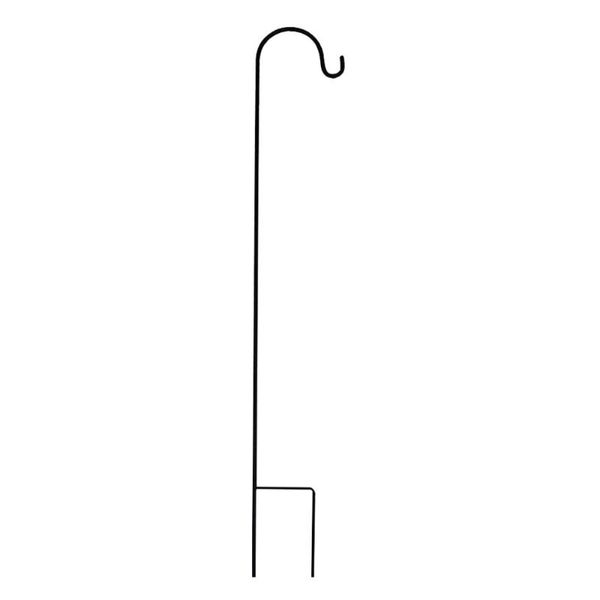 

hooks & rails 1pc durable garden iron flag pole holder flags stand hook plunger