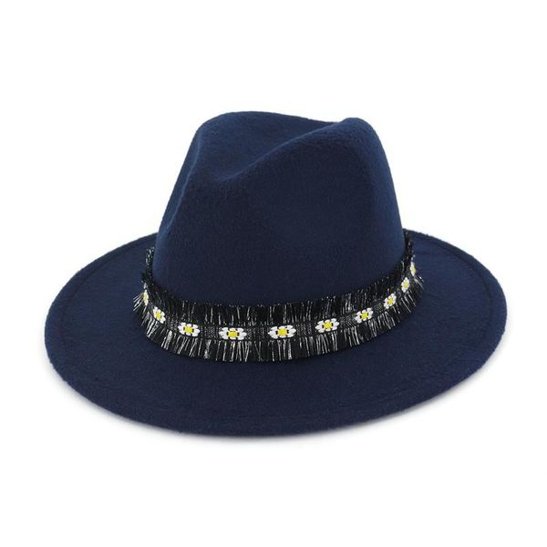 

wide brim hats style soft women men floppy cloche women's large vintage wool felt bowler jazz fedora trilby, Blue;gray