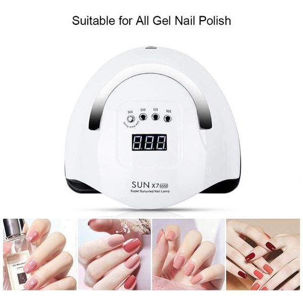 

nail dryers 094e 150w gel uv fast dryer nails polish curing lamp professional home and salon with 4 timer setting auto sensor for