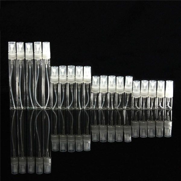 

storage bottles & jars 1pcs 2ml 3ml 5ml mini refillable sample perfume glass bottle travel empty spray atomizer cosmetic packaging container