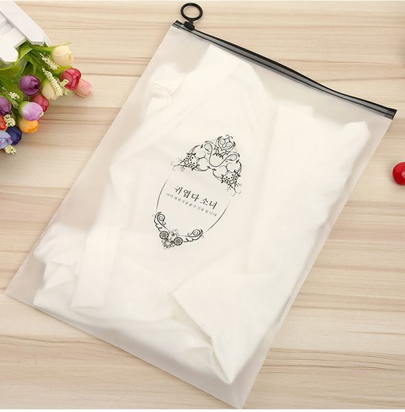 

factory tools supply biodegradable seal bag packing for clothes zipper reclosable plastic bags, Black