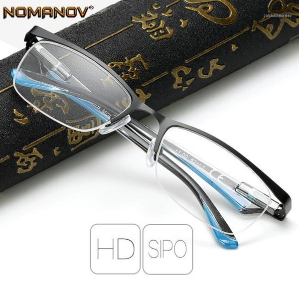 

sunglasses fashion half-rim spring hinge ultralight comfortable anti-fatigue men women reading glasses +0.75 +1.25 +1.5 +2.00 +1.75 to +41, White;black