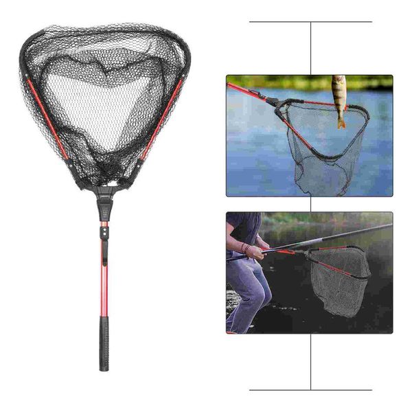 

fishing accessories folding net collapsible aluminum alloy landing