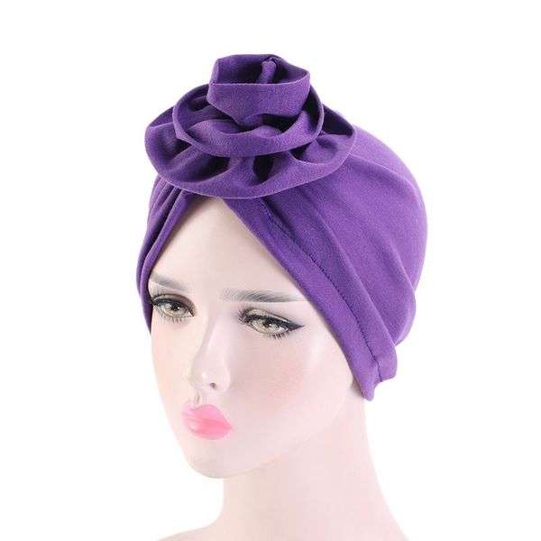 

fashion soft flower cotton plain hijab cap women muslim turban hat islamic scarf warm bandana lady hair accessories